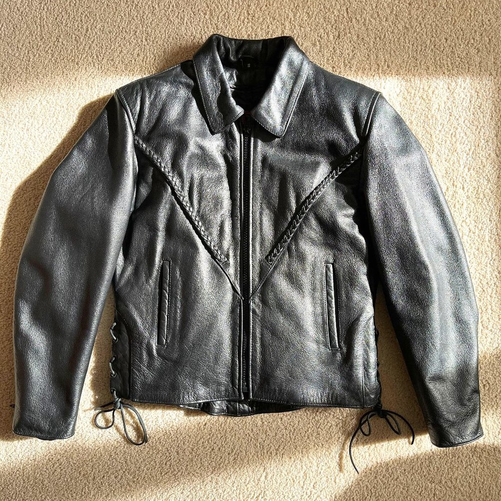 LIKE NEW! Women's Interstate Genuine Leather Jacket with Liner, Size Small